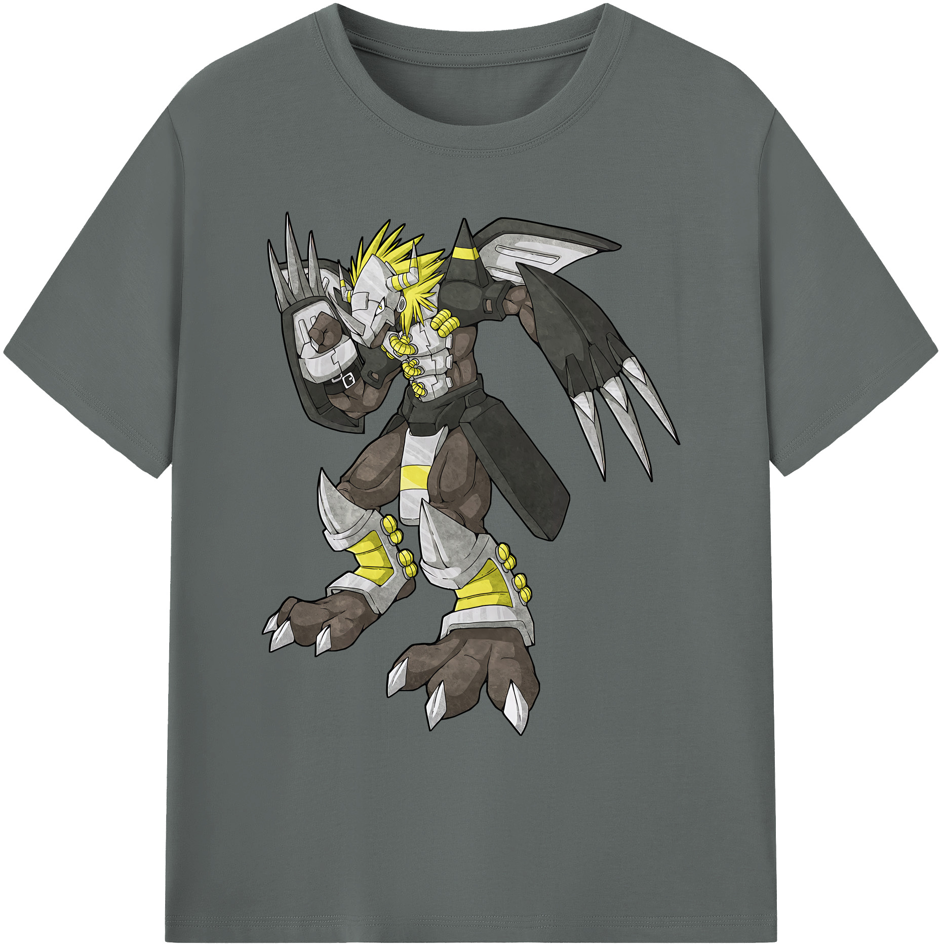 （画像用） Digimon デジタルモンスター/デジモン 綿100％ メンズ半袖Tシャツ｜肌触りやわらか＆通気性